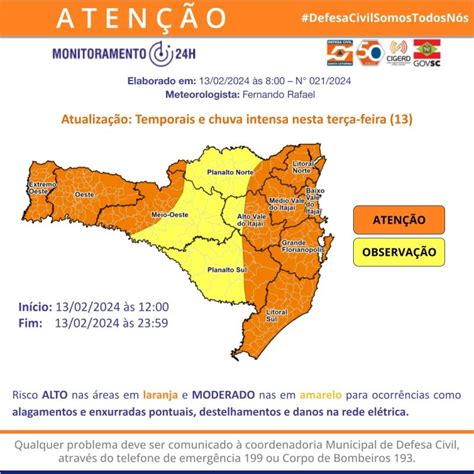 Aten O Forma O De Frente Fria Deixa Xanxer Sob Riscos Para Temporais