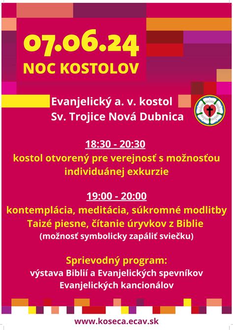 Noc Kostolov V Novej Dubnici