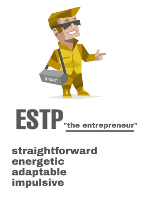 Extraversion Mbti Character Estp Mbti Personality Impulsive Infj