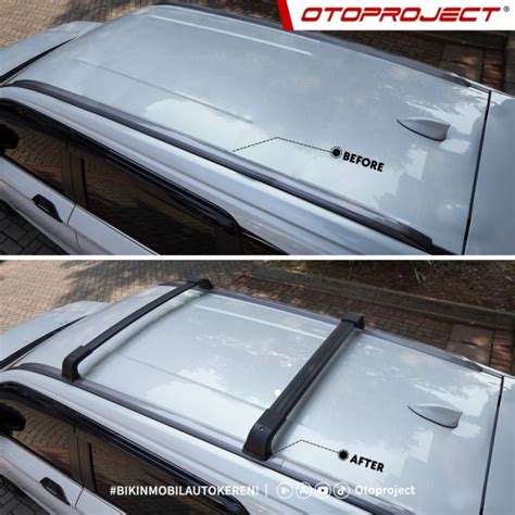 Jual CROSS BAR CROSSBAR KAKI RACK JEPIT ROOF RAIL TOYOTA ALL NEW