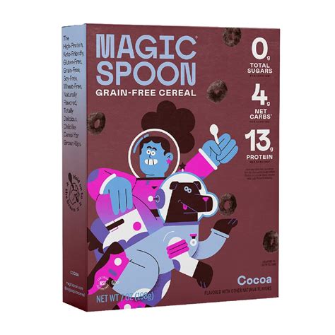 Magic Spoon Cocoa Grain Free Breakfast Cereal 7 Oz Box Rarecandycanada