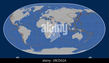 Forma De La Placa Tect Nica Somal En El Mapa De Contorno S Lido En La