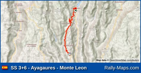 SS 3 6 Ayagaures Monte Leon Stage Map Rally De Maspalomas 2022