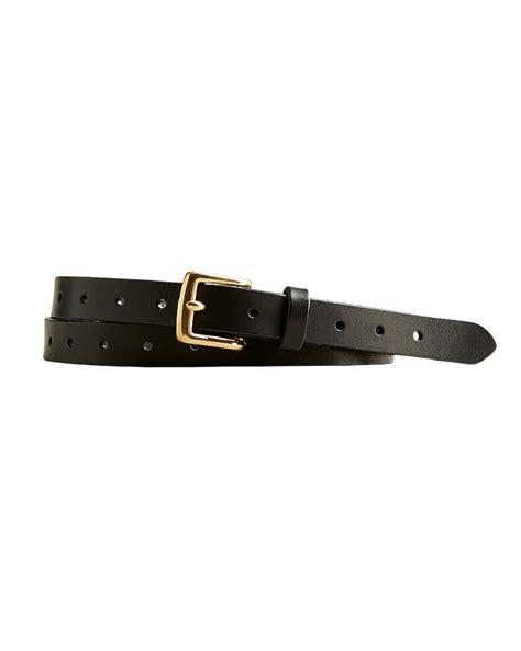 Black Leather Belt Natalie Yerger