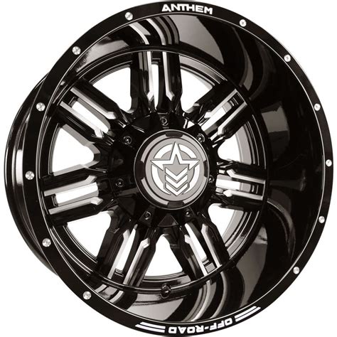 Anthem Off Road Equalizer Gloss Black With Milled Spoke Edges X