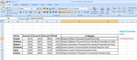 Convert Numbers Into Words In Excel In Indian And Pak Rupees Technotrait