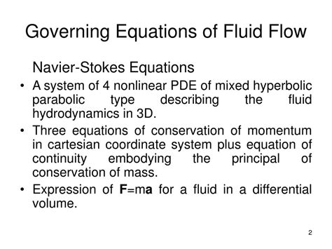 PPT - FUNDAMENTAL EQUATIONS, CONCEPTS AND IMPLEMENTATION OF NUMERICAL ...