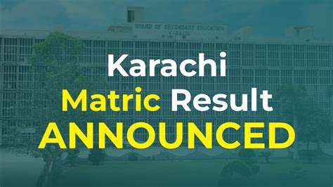 First Year Result Karachi Board Karol Martita