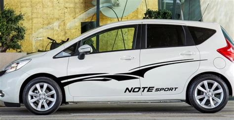 Полосы на авто 3D TUNING STUDIO Ниссан Ноут (Nissan Note) 1180х900х0 ...