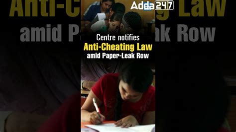 Centre Notifies Anti Paper Leak Law Amid Neet Net Row