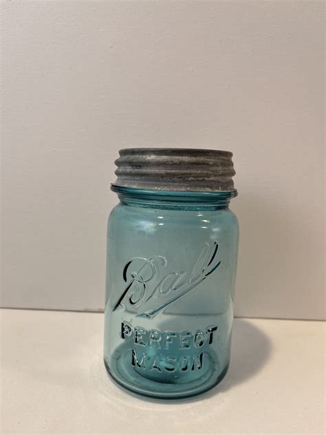 Blue Ball Mason Jars Etsy