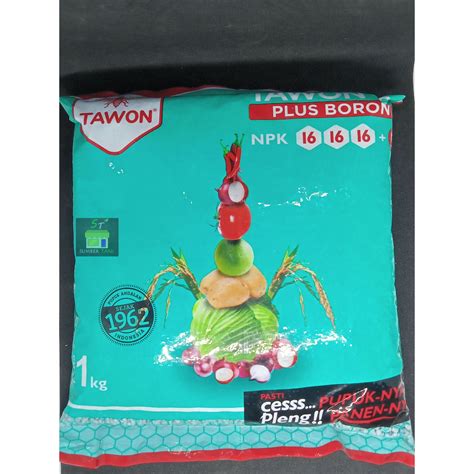 Jual Pupuk NPK Tawon 16 16 16 Boron 1kg Kemasan Pabrik Buah Sayuran