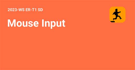 mouse input  ws er  sd