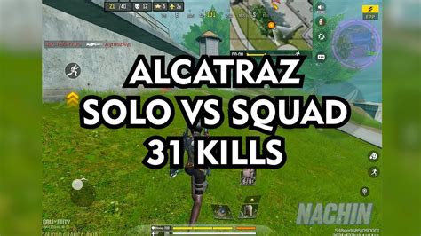 ALCATRAZ SOLO VS SQUAD 31 KILLS FULL GAMEPLAY YouTube