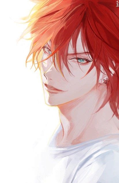 Pin By Sierra Evanasca On Enstars⁠ Red Hair Anime Guy Anime Red