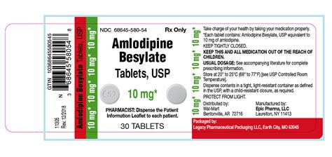 Order Amlodipine Besylate (Amlodipine Besylate) 10 mg/1 TABLET online ...