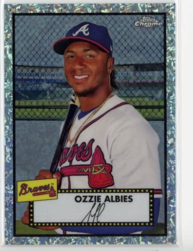 Topps Chrome Platinum Ozzie Albies Th Mini Diamond Refractor