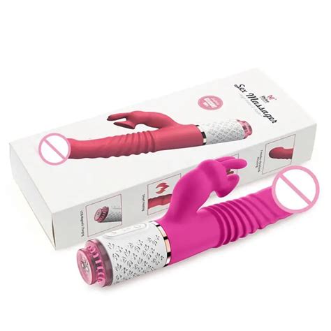 G Spot Rabbit Vibrator Realistic Heating Dildo Clitoris Stimulation