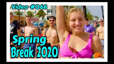 Spring Break 2020 Fort Lauderdale Beach Video 068 Youtube