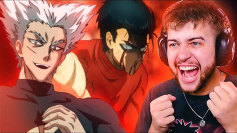 Metal Bat Vs Garou One Punch Man S2 Episode 5 Reaction Youtube