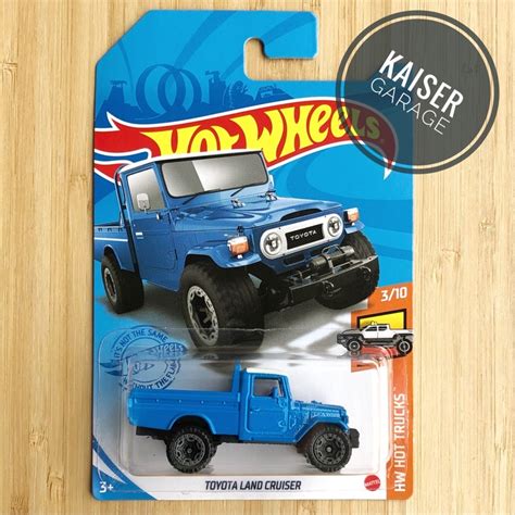 Hot Wheels Toyota Land Cruiser Hw Hot Trucks Shopee Malaysia
