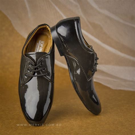 Good Quality Black Formal Shoes For Boys At A Reasonable Price Bd