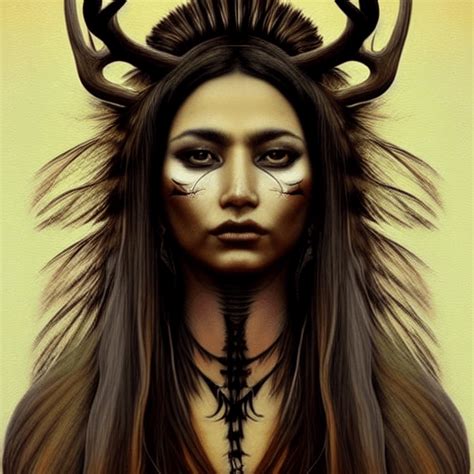 Beautiful Apache Woman · Creative Fabrica