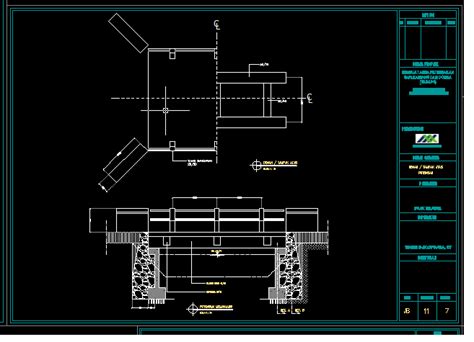 Detail Gambar Rencana Jembatan Dwg Koleksi Nomer 32