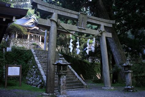 玉置神社 神社のある風景