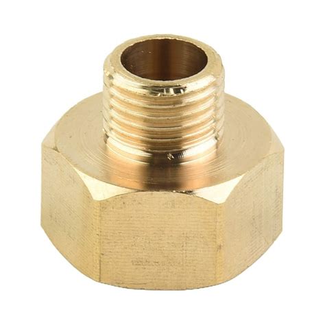 Male To Female Thread Brass Pipe Connectors Brass Coupler Adapter Threaded Fitting 12 14 For