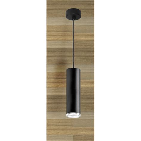 Czarna lampa wisząca TURYN GU10 IP44 324757 Polux