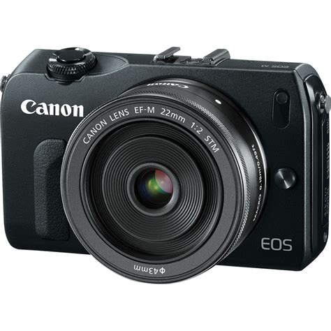 Canon EOS M Mirrorless Digital Camera With EF M 22mm 6609B033