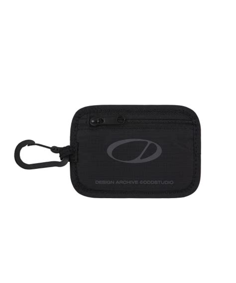 Musinsa Oddstudio Odd Signature Carabiner Coin Pouch Black