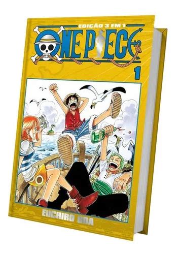 One Piece 3 Em 1 Mangá Vol 1 Ao 3 Kit Nova Coleção Panini