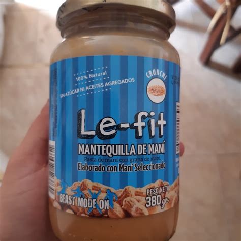 Le Fit Mantequilla De Maní Crunchy Review Abillion