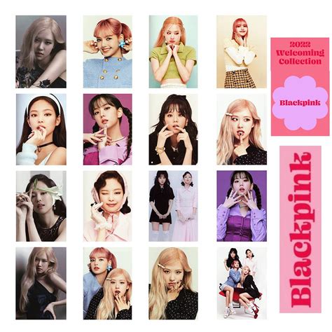 Buy 16pcs Set Blackpink 2022 Welcoming Collection Lomo Card Lisa Jennie