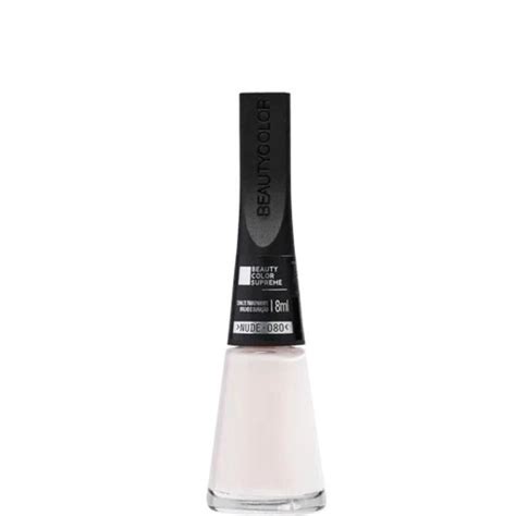 Esmalte Beauty Color Supreme Nude 080 8ml BeautyColor Esmalte Magazine Luiza