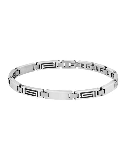 Lotus Style Bracelet Homme Cuir Noir Et Acier Noir LS2094 2 1