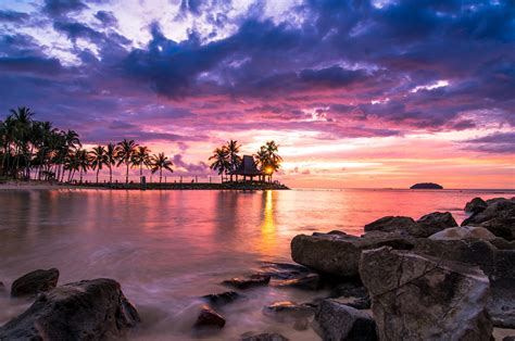 Free download Beach Resort Sunset Wallpapers HD Wallpapers [5120x2880 ...