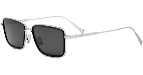 Dior Blacksuit S9u Rectangular Sunglasses In Gray For Men Lyst