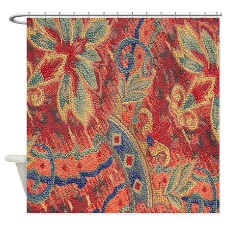 Floral Tapestry Shower Curtain Cafepress Floral Tapestry Tapestry