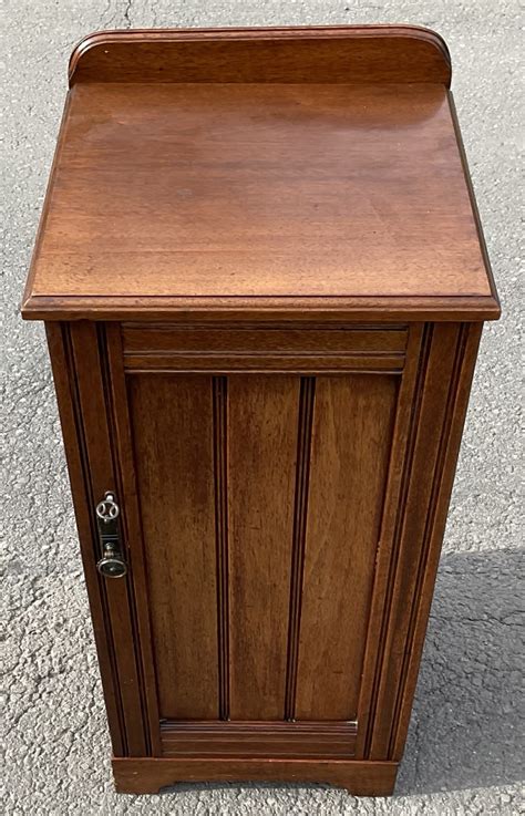 Edwardian Mahogany Bedside Cabinet