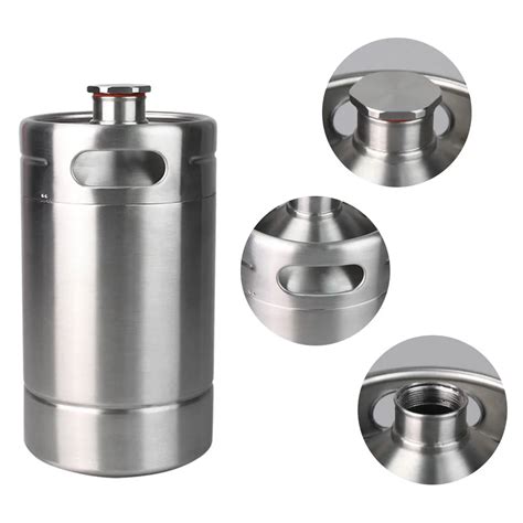 Factory Outlet 2l 4l 5l Draft Beer Keg Double Wall Stainless Steel