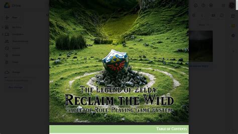 Legend Of Zelda Reclaim The Wild Tabletop RPG YouTube