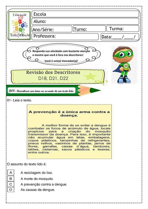 Genero Textual 5 Ano