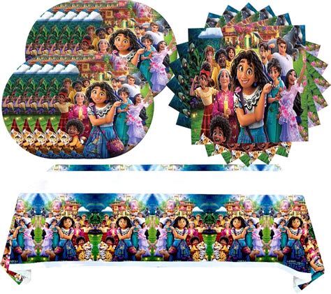 Mc Ttl Disney Encanto Suministros Para Fiesta De Cumplea Os Platos