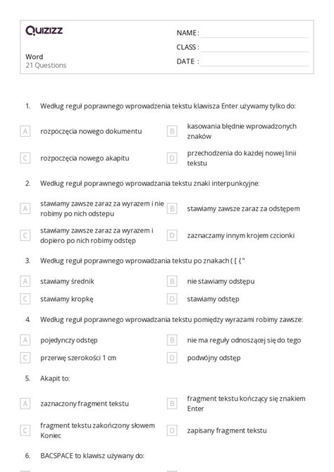 Ponad Pisanie Liter Arkuszy Roboczych Dla Klasa W Quizizz