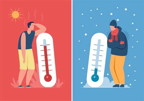 Hot Cold Cartoon Vector Images Over