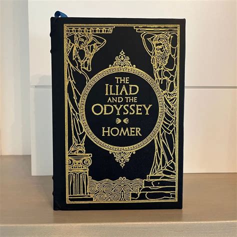 The ILIAD The Odyssey By Homer Handmade Leatherbound Premium Leather