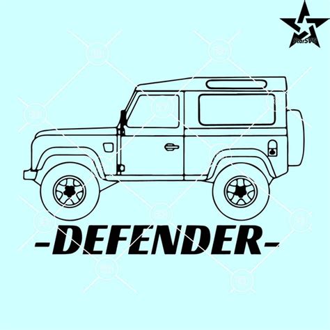 Land Rover Defender Svg Land Rover Svg 90s Wagon Svg Inspire Uplift